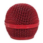 Microphone sans fil grille accessoires de microphone rouge