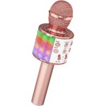 Microphone sans fil karaok�, ankuka micro karaoke enfant avec lumi�res led de danse, microphone bluetooth ...
