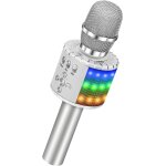 Microphone sans fil, microphone karaoké enfant bluetooth lecteur enregistreur portable, lumières led ... Microphone sans fil, microphone karaoké enfant bluetooth lecteur enregistreur portable, lumières led ...