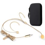 Microphone serre - tte microphone de tte tour d'oreille compatible avec sennheiser emetteur sans fil ...