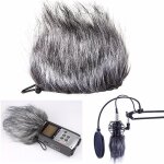 Microphone silencieux fourrure pare - brise pour sony d50 zoom h1 h2n h4n q3 q3hd enregistreur