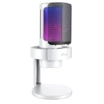 Microphone usb pour l'enregistrement et le streaming sur pc et mac, sortie casque et bouton tactile - ...