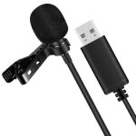 Microphone usb universel, microphone cravate, micro d'ordinateur  pince, micro omnidirectionnel plug ...