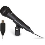 Microphone vocal dynamique connexion pc via usb avec interrupteur fonestar fdm - 1090u