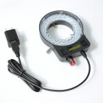 Microscope binoculaire stro  tube unique, source de lumire  anneau led, luminosit, projecteur central ...