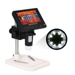 Microscope avec �clairage led, �cran lcd, 1000x, 720p