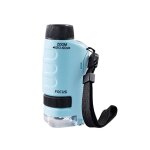 Microscope �tudiant avec �clairage led, grossissement 60 - 120x, abs durable, format compact, facile ...