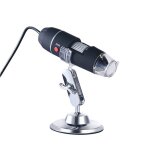 Microscope num��rique usb portable 40x - 1000x microscope ��lectronique avec 8 lumi��re led et support ...