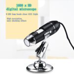 Microscope numérique 1600x avec caméra usb, microscope électronique portable à zoom avec 8 lumières led ... Microscope numérique 1600x avec caméra usb, microscope électronique portable à zoom avec 8 lumières led ...
