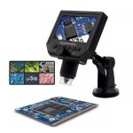 Microscope num�rique haut de gamme, �cran hd oled de 4. 3 pouces, 3, 6mp 1 600x nifier g600, lcd portable ...
