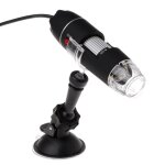 Microscope numrique portable camra usb 1000x 8 led, outil d'aspiration portable avec lumire