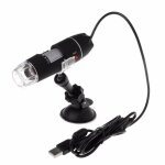 Microscope numrique portable camra usb 1000x 8 led, outil d'aspiration portable avec lumire