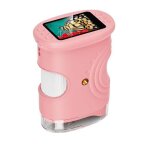 Microscope num�rique portable pour enfants 1080p ips 2 pouces 50 � 1000x rose yonis