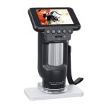 Microscope num�rique portable rechargeable avec ecran hd 1080p 2, 8 pouces noir yonis
