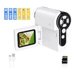 Microscope num�rique portatif pour enfants mini miniature dv de poche portable avec carte m�moire 32g ...