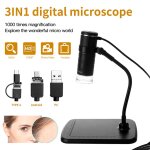 Microscope numérique sans fil 3 en 1 1000x usb microscope électronique portable caméra hd lumière led ... Microscope numérique sans fil 3 en 1 1000x usb microscope électronique portable caméra hd lumière led ...