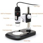 Microscope num�rique usb 40x - 800x avec capteur 2mp et support professionnel yonis