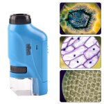 Microscope portatif 60 - 120x microscope de poche led light portable