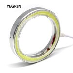 Microscope stro led anneau d'clairage lampe d'clairage suprieure source de lumire rglable trs ...