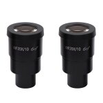 Microscope trinoculaire professionnel stro, 1 paire, oculaire noir  large champ extrme pour microscope ...