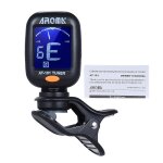 Mini accordeur numrique portable a pince avec clip rotatif pliable