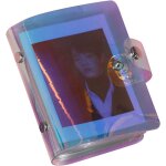 Mini album photo avec 36 poches en pvc transparent - mini album photo de 3 pouces - porte - cartes - ...