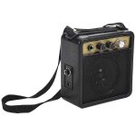 Mini amplificateur de guitare haut - parleur d'ampli 5w avec entre 6, 35 mm sortie casque 1 / 4 pouce ...