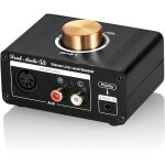 Mini amplificateur de niveau de ligne stro pour mp3, ipod, ipad, iphone, gain 20 db + contrle du volume ...