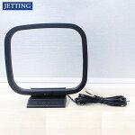 Mini antenne boucle universelle fm / am pour sony sharp chaine, connecteur de systèmes de récepteurs ... Mini antenne boucle universelle fm / am pour sony sharp chaine, connecteur de systèmes de récepteurs ...
