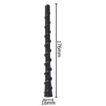 Mini antenne universelle pour voiture, 2. 5 pouces / 7 pouces, mât de toit, fouet, radio stéréo, filetage ... Mini antenne universelle pour voiture, 2. 5 pouces / 7 pouces, mât de toit, fouet, radio stéréo, filetage ...