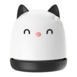 Mini aspirateur de bureau portable chat mignon, pour le nettoyage du clavier de bureau, brosse d'ordinateur, ...