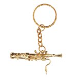 Mini basson forme porte - clés : adorable pendentif instrument de musique en laiton cadeau Mini basson forme porte - clés : adorable pendentif instrument de musique en laiton cadeau