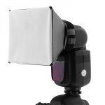 Mini bo�te � lumi�re professionnelle ronde ou carr�e, r�flecteur de flash, pour appareil photo canon, ...