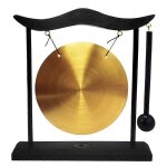 Mini bureau gong table carillon a vent instrument de percussion cymbales gongs avec maillet pour la dcoration ...