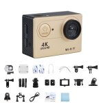 Mini camra d'action ultra hd 4k / 60fps wifi 2. 0  camras d'enregistrement vido sous - marines tanches ...