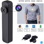 Mini caméra espion pour chemise ou veste 720 x 480 noir Mini caméra espion pour chemise ou veste 720 x 480 noir