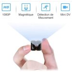 Mini camera espion enregistreur, mhdyt full hd 1080p magnetic spy cam sans fil nanny cam�ra cach�e avec ...