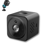 Mini camra espion sans fil avec microphone intgr, 4k hd 1080p, vision nocturne, dtection de mouvement ...