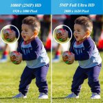 Mini camra ip poe 5mp, tanche ip65, vision nocturne ir 10m, objectif 3. 6mm 75fov, dtection mouvement, ...