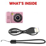 Mini camra numrique avec batterie  cran, camscope compact pour enfants, enregistreur vido de sport ...