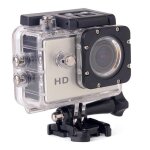 Mini cam�ra sport hd 720p etanche 30m ecran 1. 5' photos vid�o angle 140 argent + sd 32go yonis