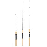 Mini canne  pche crevette de 60, 80 ou 100cm, accessoire d'hiver lger et portable, adapt  la carpe ...