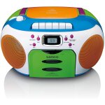 Mini chaine hifi stéréo fm cd bluetooth cassette multicolore Mini chaine hifi stéréo fm cd bluetooth cassette multicolore