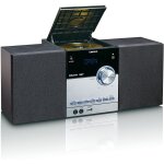 Mini chaine hifi st�r�o fm cd bluetooth usb noir gris