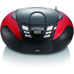 Mini chaine hifi stéréo fm cd mp3 usb rouge noir Mini chaine hifi stéréo fm cd mp3 usb rouge noir