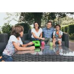Mini chaine hifi stro fm lecteur cd programmable noir vert