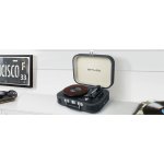 Mini chaine platine vinyle 33 45 78 tr minute avec encodage par usb noir