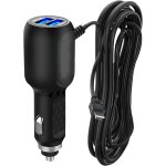 Mini chargeur usb de voiture pour camra embarque cble d'alimentation 12 v vers 5 v mini usb avec connecteur ...