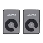 Mini - clip miroir numérique, 2x, usb, lecteur de musique mp3, support de carte sd tf 8 go, noir Mini - clip miroir numérique, 2x, usb, lecteur de musique mp3, support de carte sd tf 8 go, noir