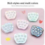 Mini console de jeu hamster pour enfants, console interactive, porte cls, jouets, dcoration de sac ...